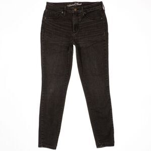 Universal Thread Jeans Womens Size 8 Black High Rise Jegging Hemmed 30 x 27.5